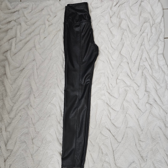 Lysse Faux Leather leggings Black, pleather size XS - Picture 3 of 7